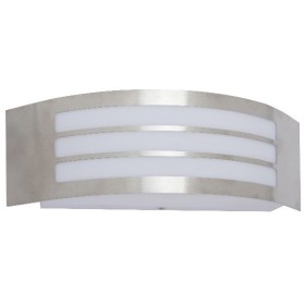 Lampada applique da parete per esterni 1xE27 315x90x100mm argento Vito