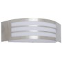 Lampada applique da parete per esterni 1xE27 315x90x100mm argento Vito