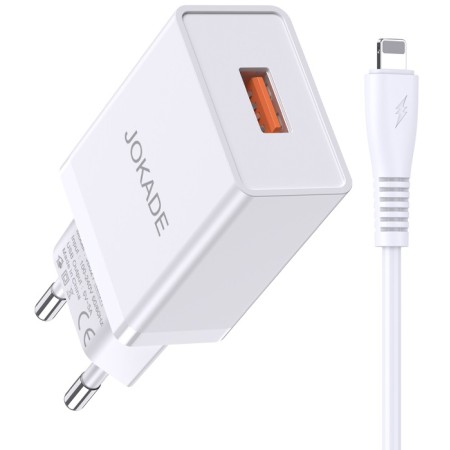 Caricabatterie USB Lightning ricarica rapida 5V/5A JB022