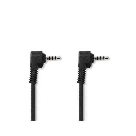 Cavo AV da 3,5mm AV maschio da 3,5mm-AV maschio 2.0m Nero