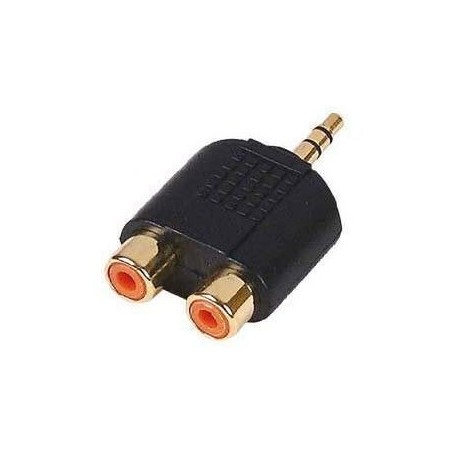 Adattatore Jack 3.5mm maschio - 2x RCA stereo