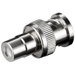 Connettore BNC maschio - RCA femmina 50 Ohm