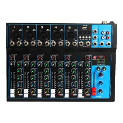 Mixer professionale 4/7 canali Bluetooth/USB/Stereo RCA