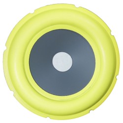 Ricambio cono con sospensione foam per woofer 254mm - giallo