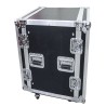 FLIGHT CASE 16U RACK 19" con ruote e doppio coperchio