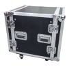 FLIGHT CASE 10U RACK 19" con ruote e doppio coperchio