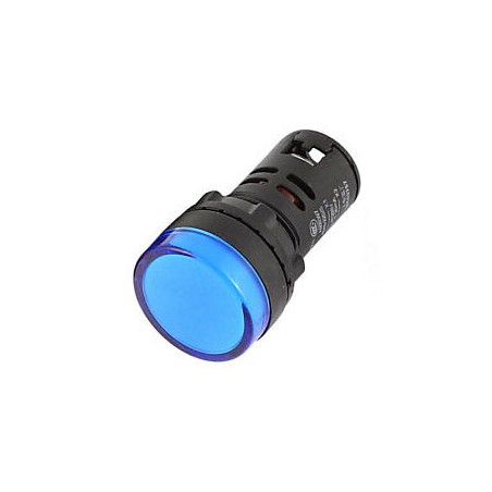 Indicatore luminoso da pannello 220V - blu