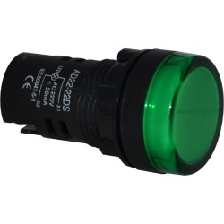 Indicatore luminoso da pannello 220V - verde