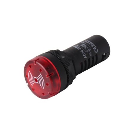 Buzzer di allarme LED indicatore luminoso 220V