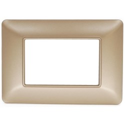 Placca in tecnopolimero 3P oro compatibile Matix