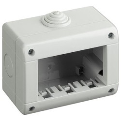 Box 3 moduli 10x8cm Bianco compatibile Vimar Plana