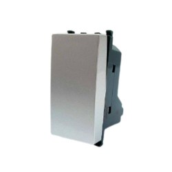 Pulsante grigio 10A 250V compatibile Vimar Plana