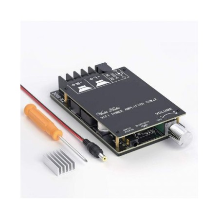 Amplificatore digitale 50+50W con Bluetooth e AUX - 5-27 V