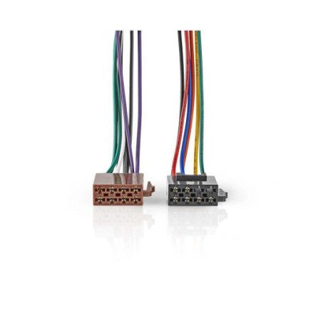 Cavo ISO Standard Connettore radio-2x Connettore per Auto 0,15m