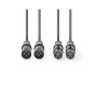 Cavo Audio XLR Bilanciato 2x Maschio a 3 Pin- 2x Femmina a 3 Pin 5m