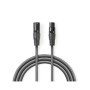 Cavo Audio XLR Bilanciato Maschio a 3 Pin XLR-Femmina a 3 Pin 3m