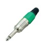 Connettore Jack 6.3mm mono - verde