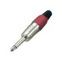 Connettore Jack 6.3mm mono - rosso