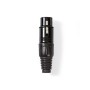 Connettore XLR Femmina a 3 pin XLR Nero