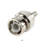 Connettore BNC 2.55 mm Maschio Metallo Argento