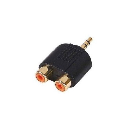 Adattatore Jack 3.5mm maschio - 2x RCA stereo