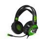 Cuffie da gaming con microfono LED verde CMGH-3002 CrownMicro