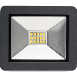 Faretto slim LED 10W - luce fredda - nero