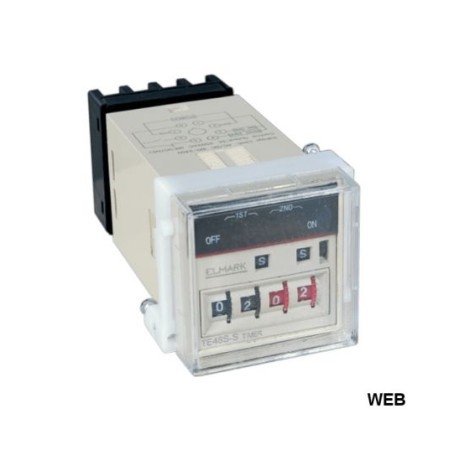 Timer 3A 1s-99min ТЕ48S-S Elmark