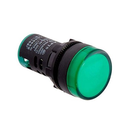 Indicatore luminoso da pannello 220V - verde