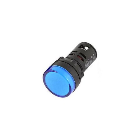 Indicatore luminoso da pannello 220V - blu