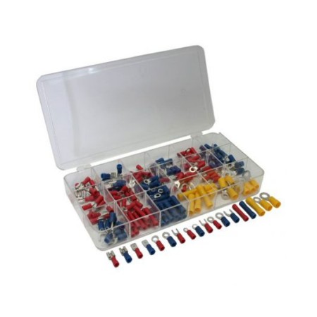 Assortimento di 760 capicorda preisolati in 18 formati differenti