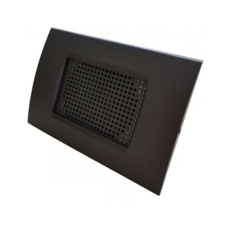 Placca in metallo 503 con altoparlante 15W 32Ohm nero compatibile Living International