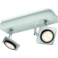 Lampada da parete dimmerabile 2200k-2700k 2x4.5W 1000lm Philips