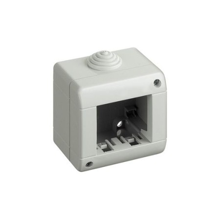 Box 2 moduli 6.5x8cm Bianco compatibile Vimar Plana