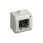 Box 2 moduli 6.5x8cm Bianco compatibile Vimar Plana