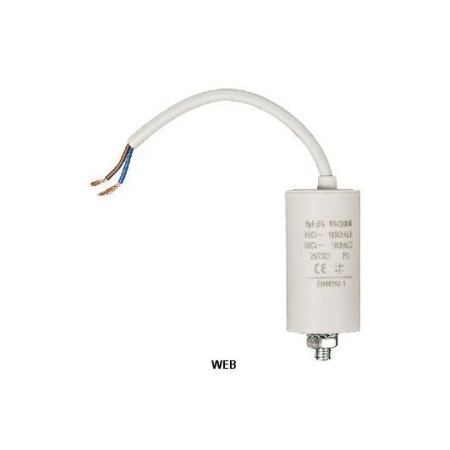 Condensatore 8.0uf / 450 V + cavo