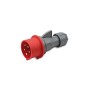 Spina volante industriale 220-380V IP44 5 poli - 3P+N+T 16A