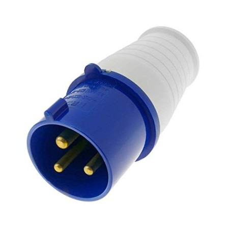 Spina volante industriale 220-250V IP44 3 poli - 2P+T 32A