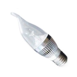 Lampada LED 3W E27 Luce fredda - Colpo di vento