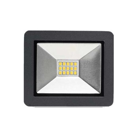 Faretto slim LED 10W - luce naturale - nero