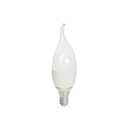 Lampada LED 4W attacco E14 candela fiamma - luce calda