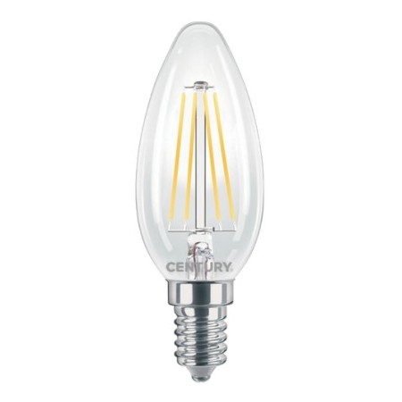 Lampadina LED Incanto candela 4W E14 luce calda 480 lumen Century