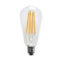 Lampadina goccia LED 7W E27 luce calda 820 lumen Duralamp