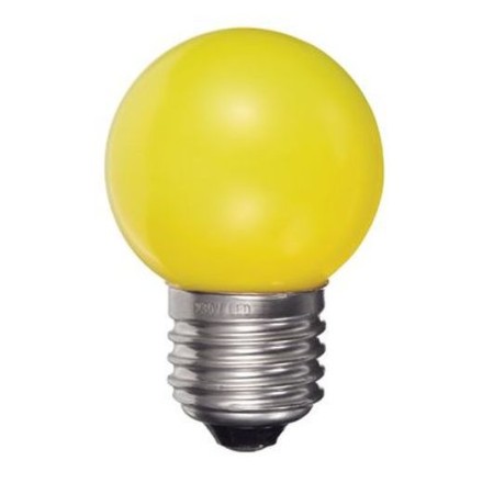 Lampadina ping ball 0.5W E27 gialla Duralamp