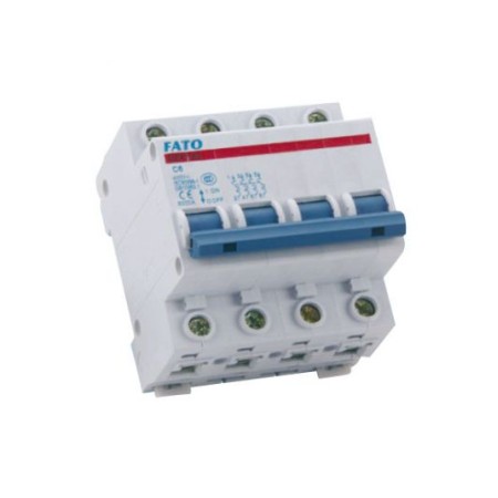 Interruttore magnetotermico 4P - C6