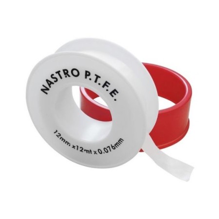 Nastro in teflon 1/2x12m spessore 0,076mm