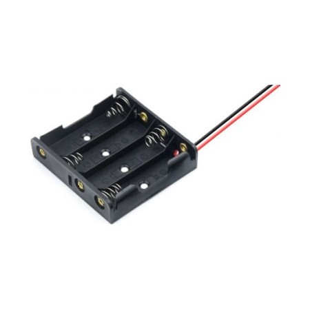 Contenitore porta batterie 4xAA 1.5V