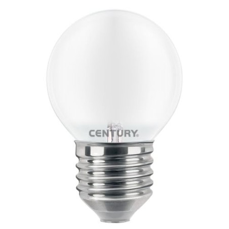 Lampadina LED sfera 4W E27 luce fredda 470 lumen Century