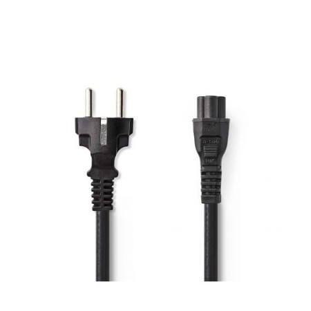 Cavo di alimentazione Schuko maschio-IEC-320-C5 5m Nero