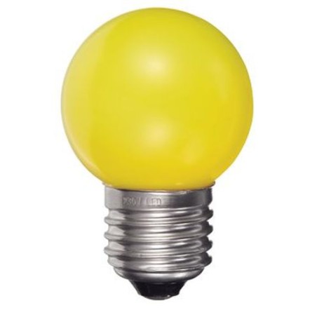 Lampadina ping ball 0.5W E27 gialla Duralamp